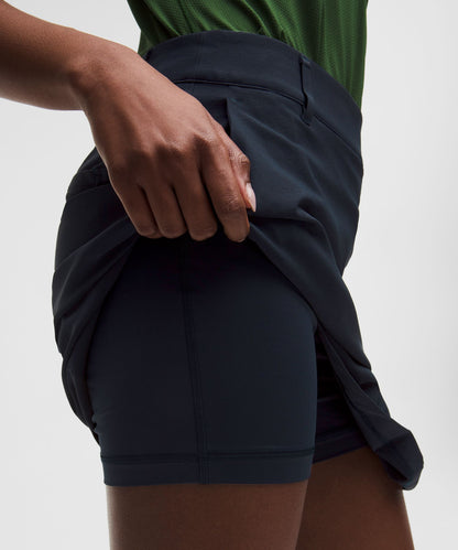 Lululemon Stretch Twill Front Pleat Golf Skirt *Embroidered Logo