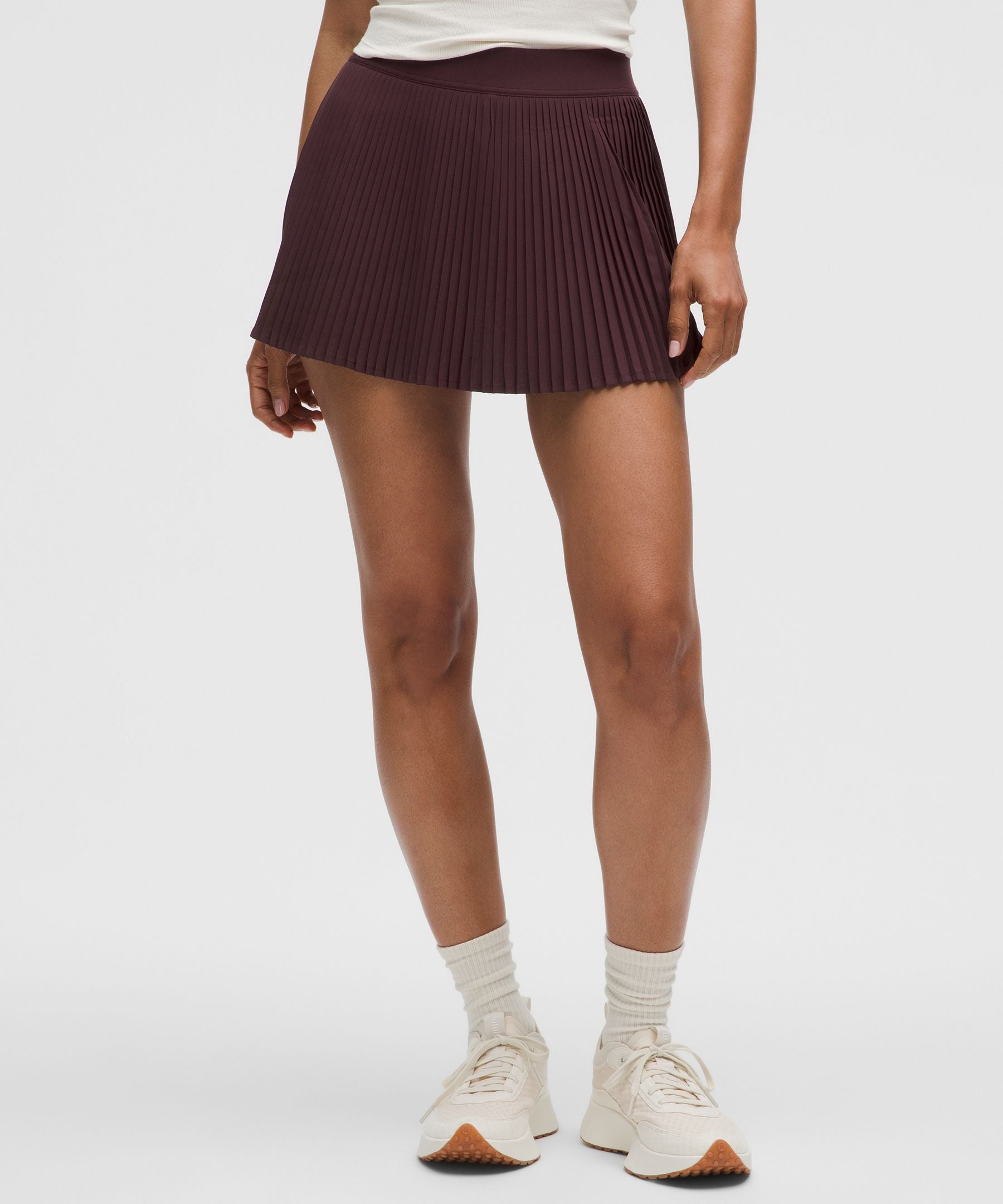 Lululemon Varsity High-Rise Pleated Tennis Skirt Goodnight Plum