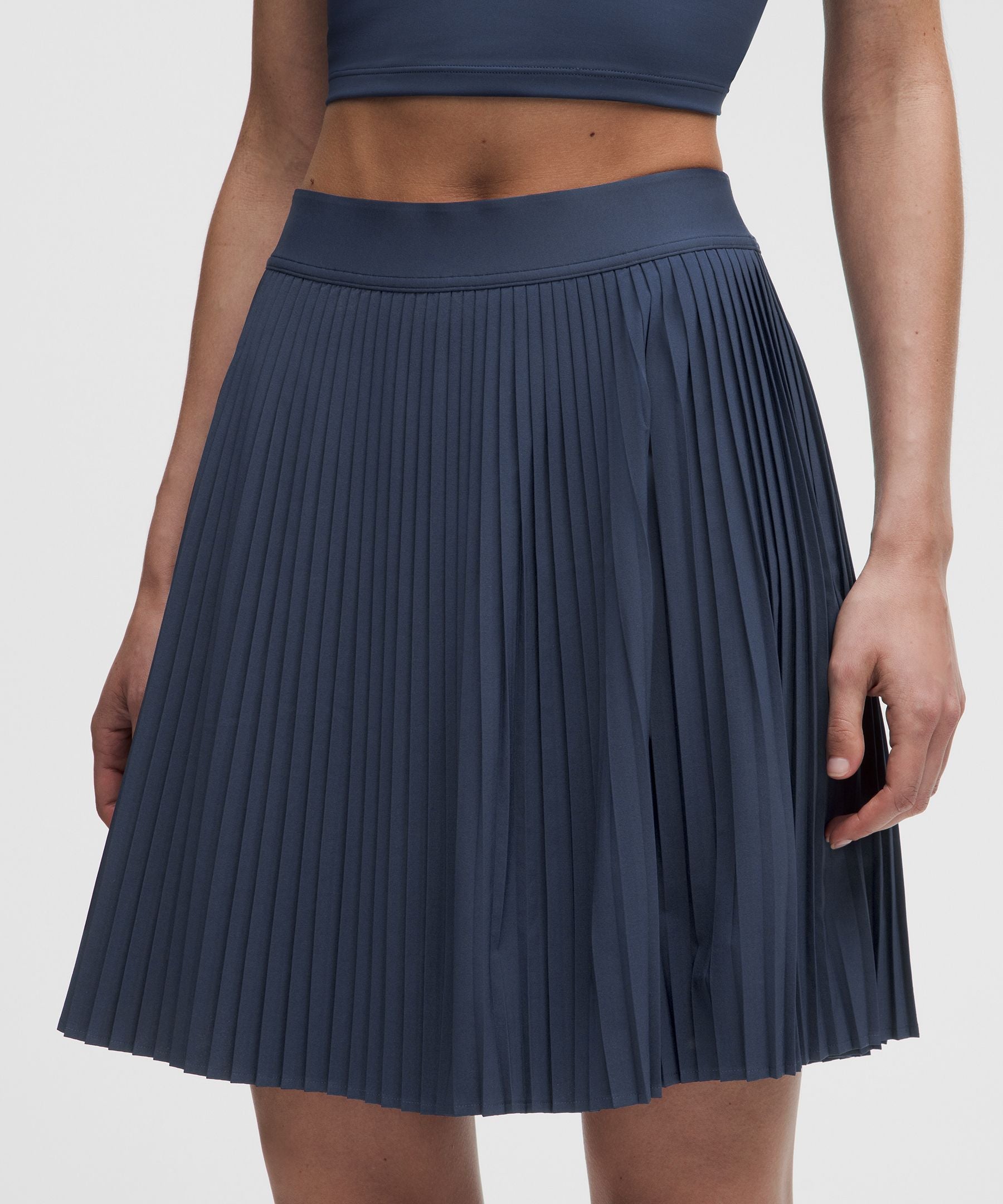 Lululemon Pleated High-Rise Knee-Length Tennis Skirt