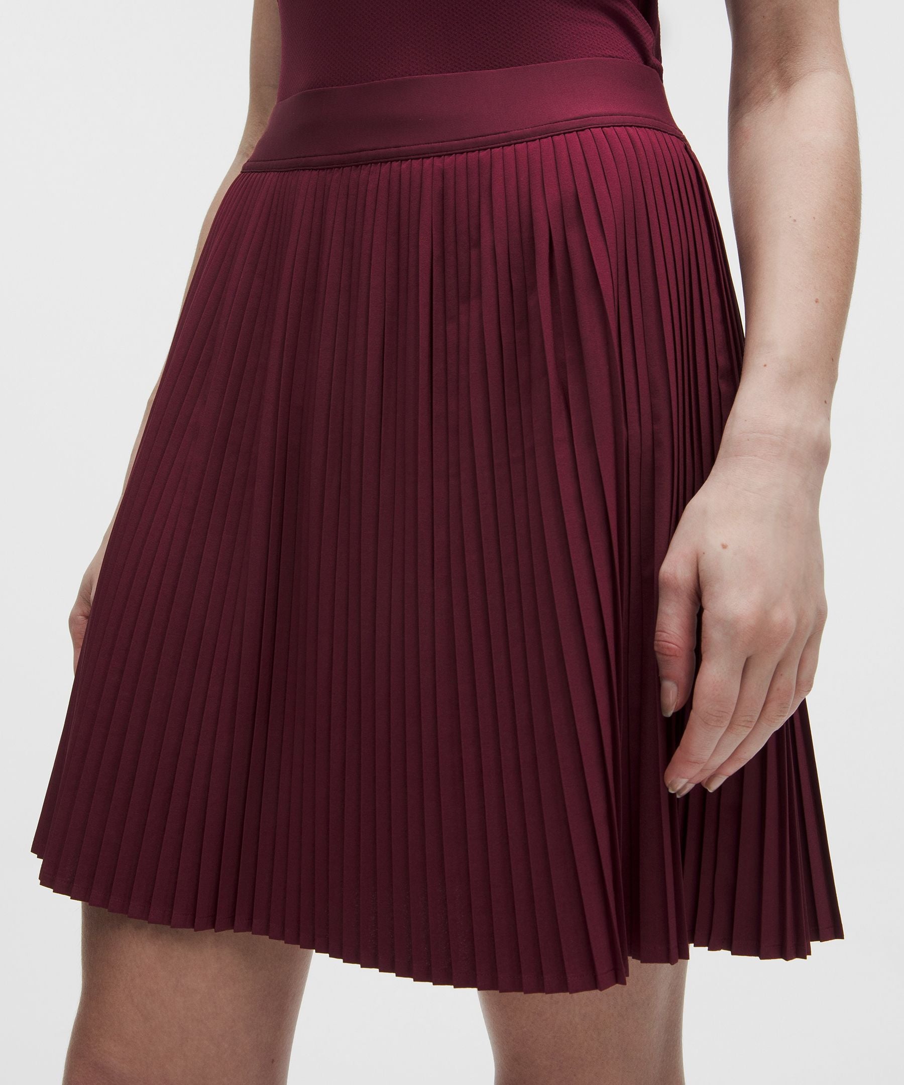 Lululemon Pleated High-Rise Knee-Length Tennis Skirt