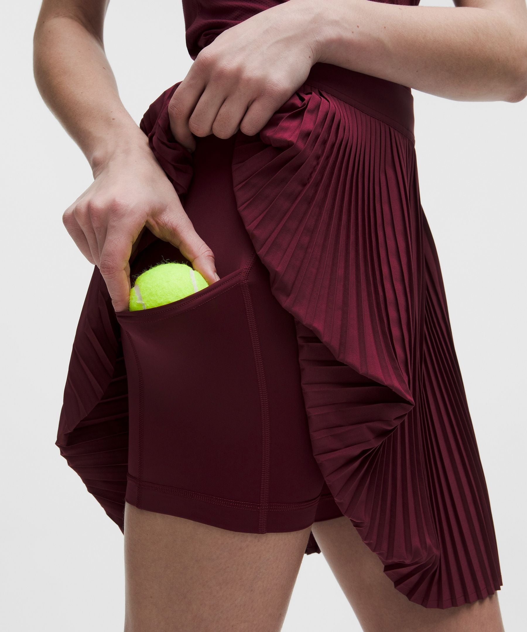 Lululemon Pleated High-Rise Knee-Length Tennis Skirt