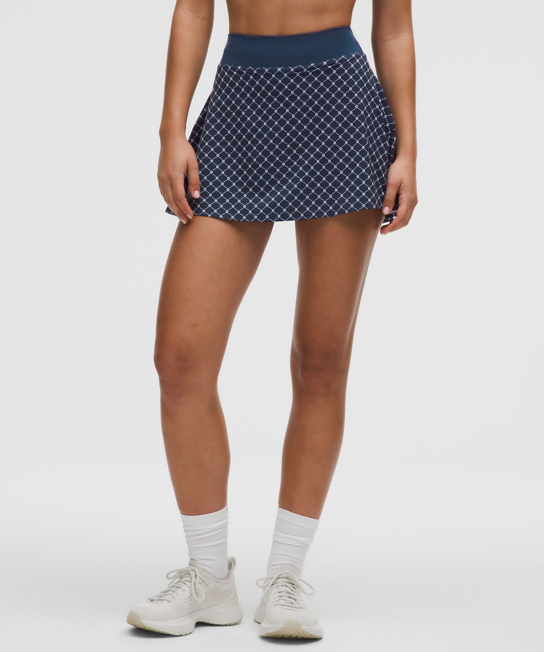 Lululemon Lightweight High-Rise Tennis Skirt Net Link Club Blue Multi/Club Blue