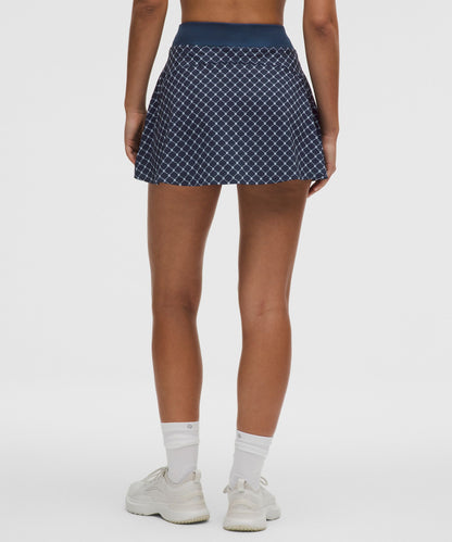 Lululemon Lightweight High-Rise Tennis Skirt Net Link Club Blue Multi/Club Blue