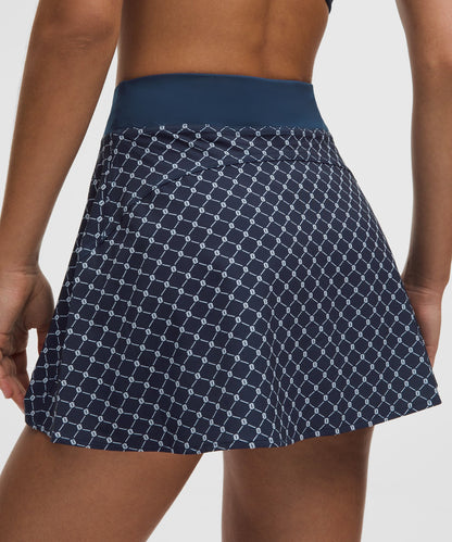 Lululemon Lightweight High-Rise Tennis Skirt Net Link Club Blue Multi/Club Blue