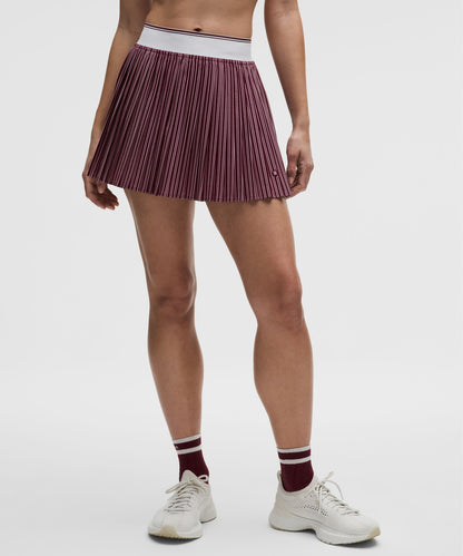 Lululemon Knife-Pleat High-Rise Tennis Skirt
