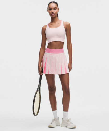 Lululemon Peek-A-Boo Pleat Mid-Rise Tennis Skirt