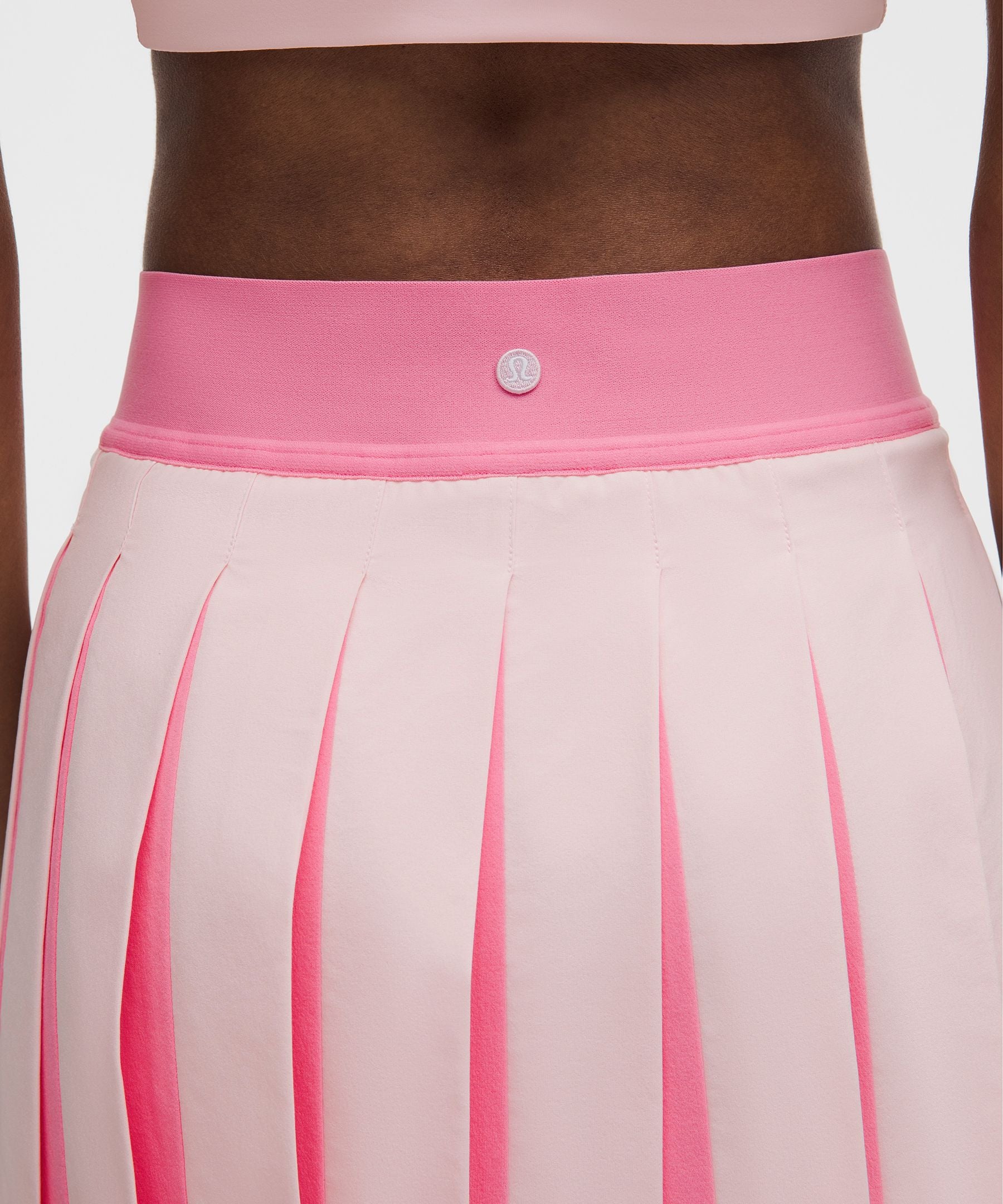 Lululemon Peek-A-Boo Pleat Mid-Rise Tennis Skirt