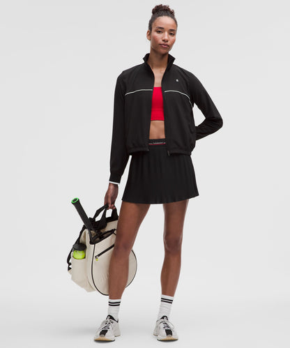Lululemon Logo-Waist Micro-Pleat Mid-Rise Tennis Skirt *Long