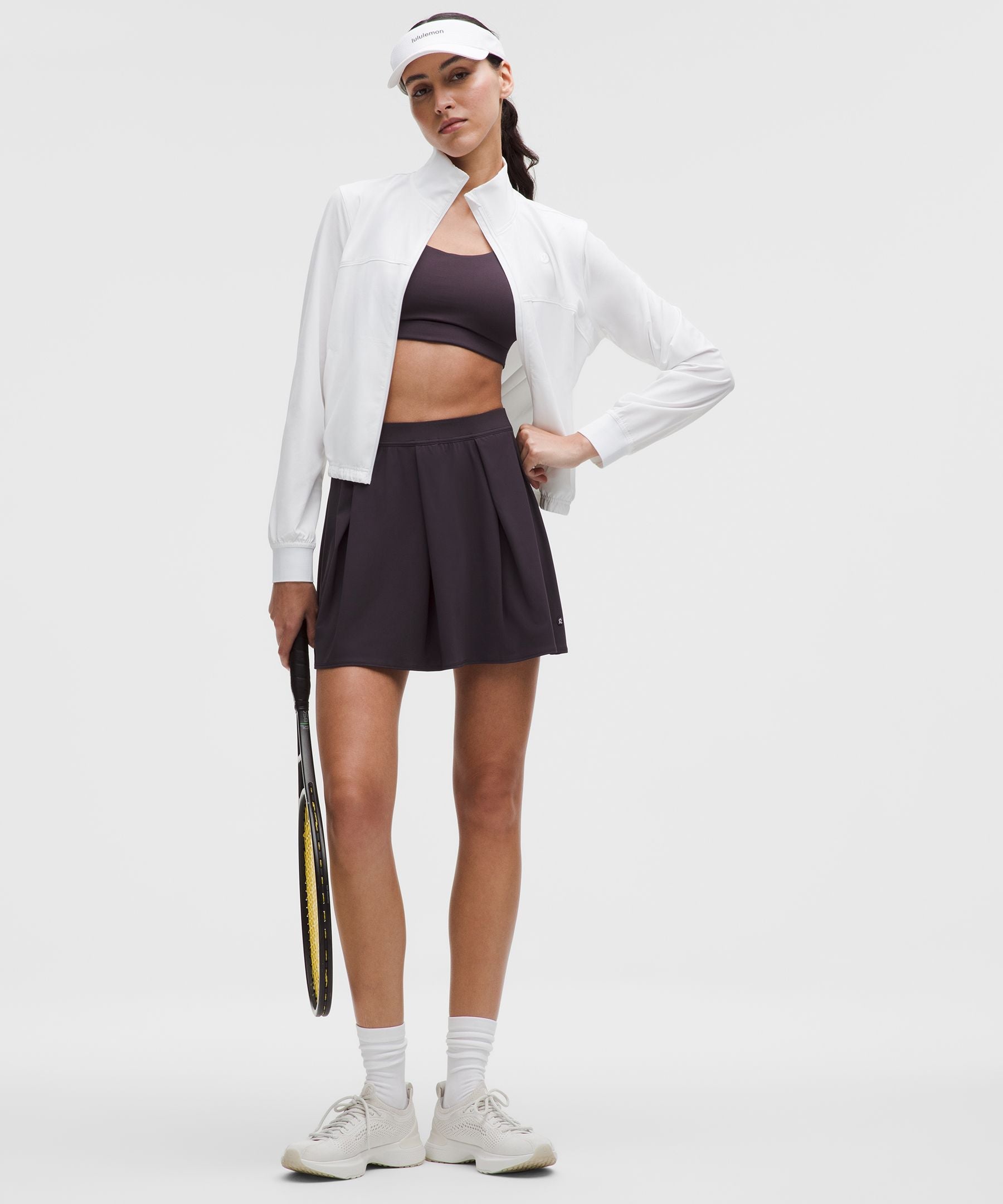 Lululemon Angled-Pleat High-Rise Tennis Skirt