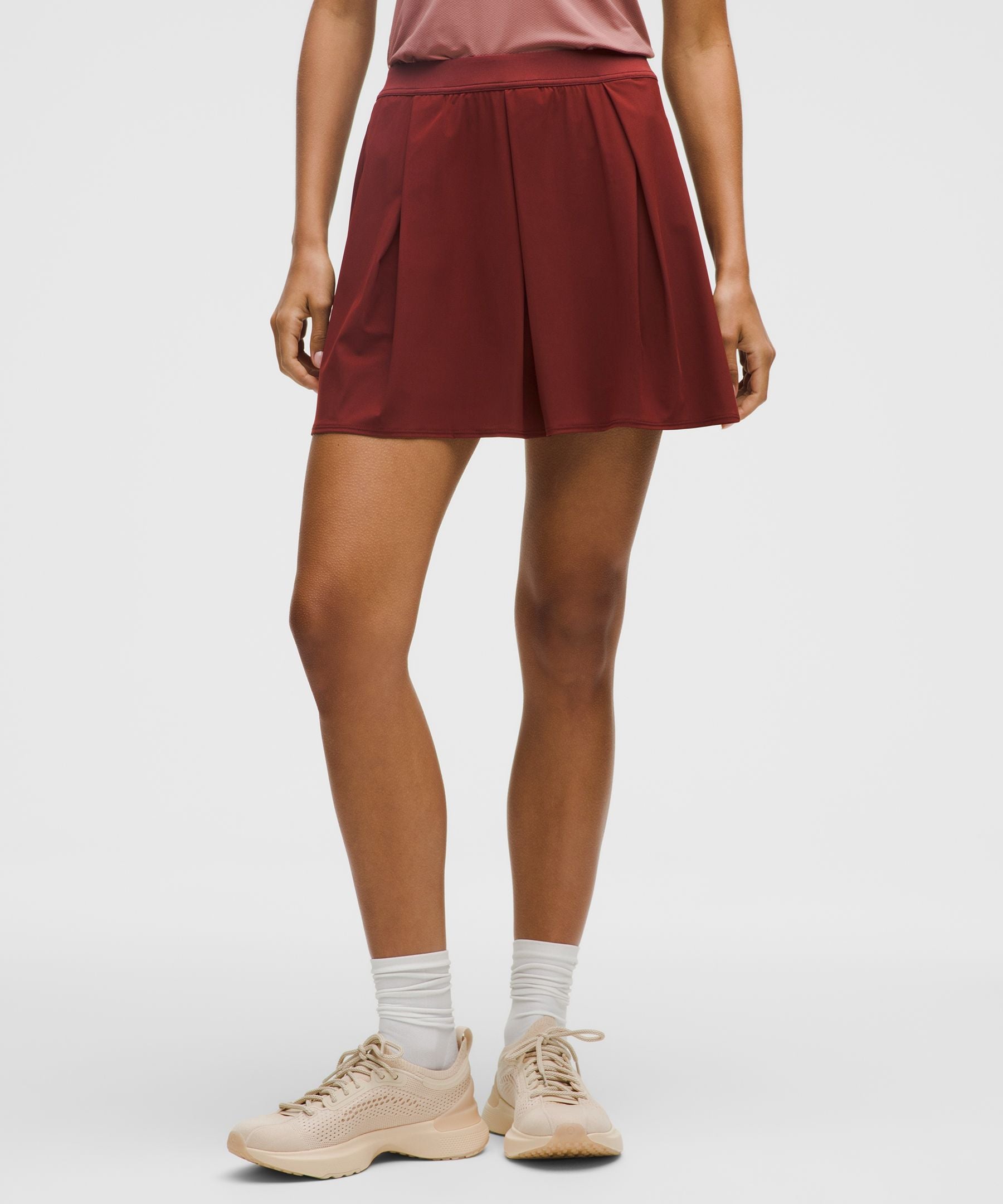 Lululemon Angled-Pleat High-Rise Tennis Skirt