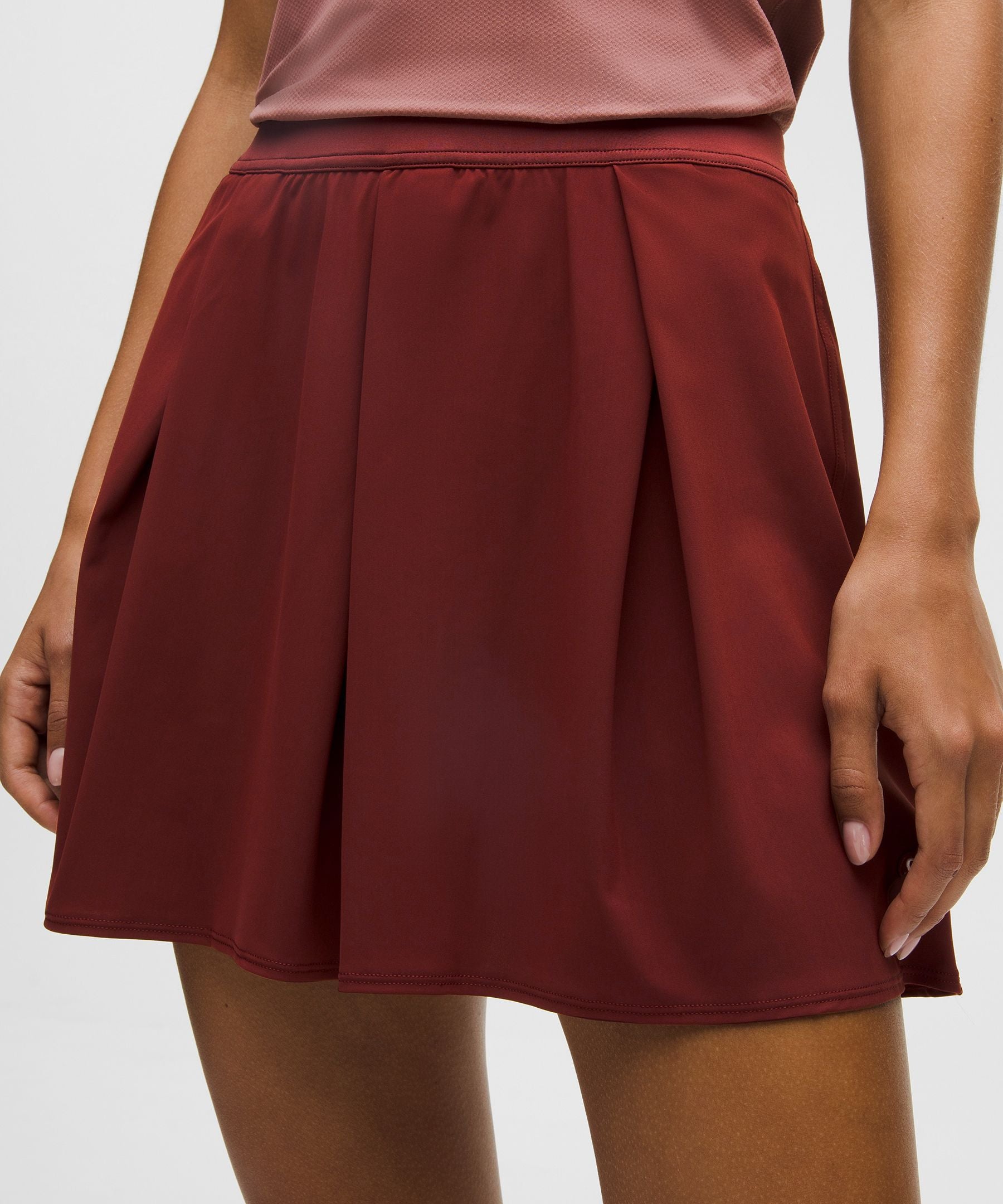 Lululemon Angled-Pleat High-Rise Tennis Skirt
