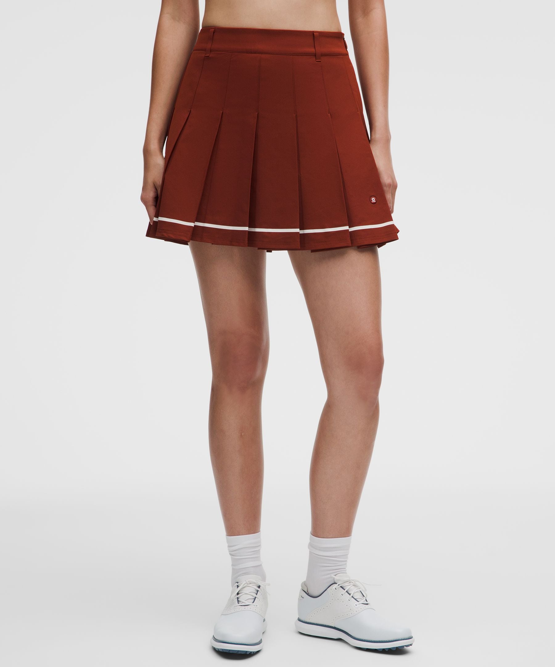 Lululemon Box-Pleat High-Rise A-line Golf Skirt