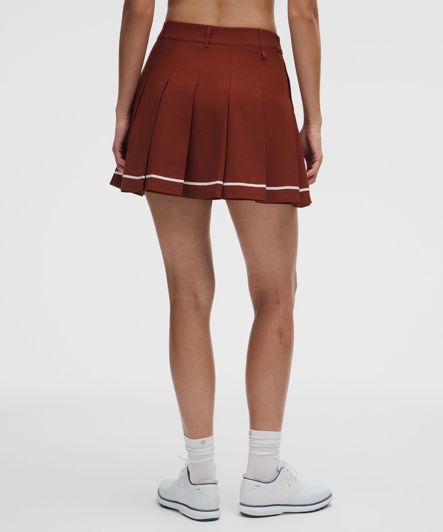 Lululemon Box-Pleat High-Rise A-line Golf Skirt