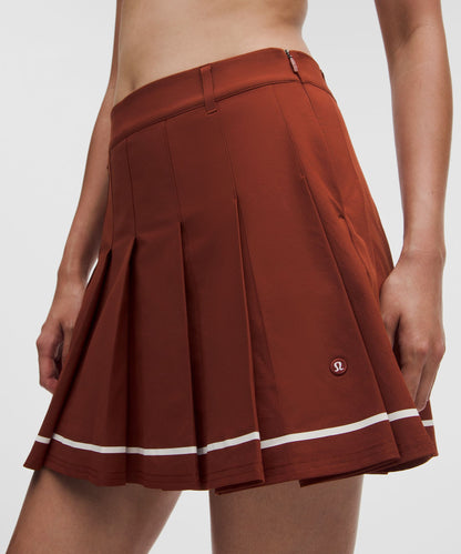 Lululemon Box-Pleat High-Rise A-line Golf Skirt