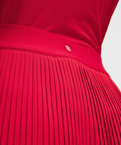 Lululemon Varsity High-Rise Pleated Tennis Skirt Lulu Red