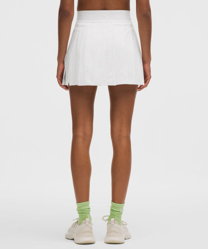 Lululemon Peek-A-Boo Pleat Mid-Rise Tennis Skirt