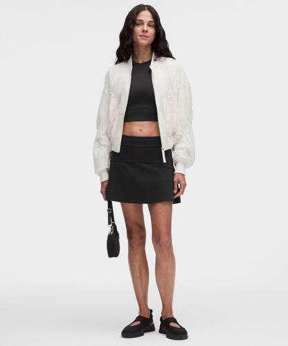 Lululemon Groove Foldover Mid-Rise Mini Skirt