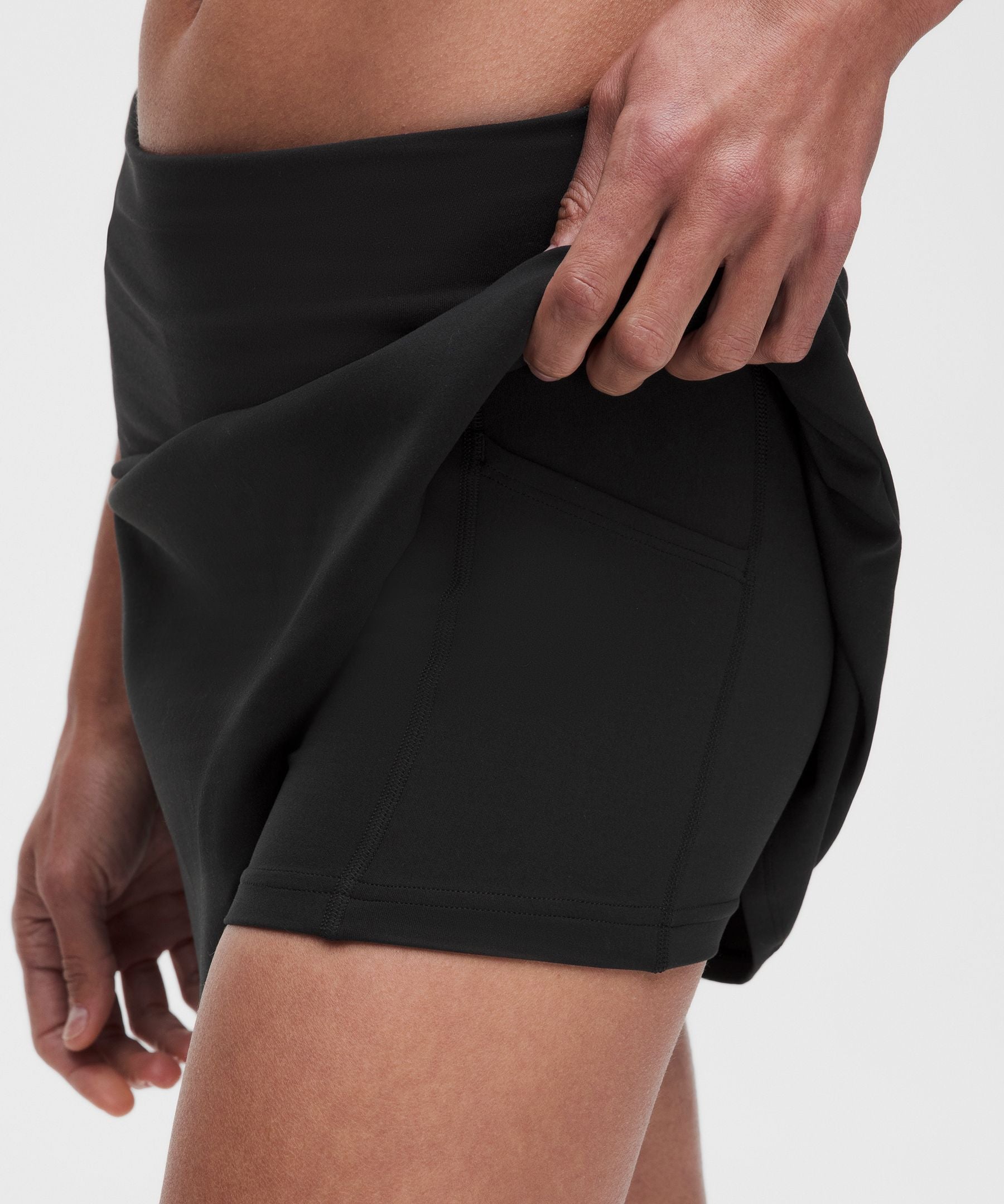 Lululemon Groove Foldover Mid-Rise Mini Skirt
