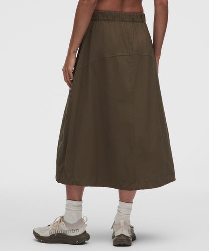 Lululemon LuluLinen Adjustable-Hem Maxi Skirt