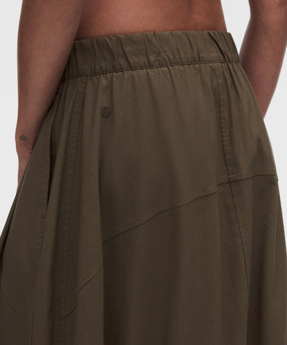 Lululemon LuluLinen Adjustable-Hem Maxi Skirt