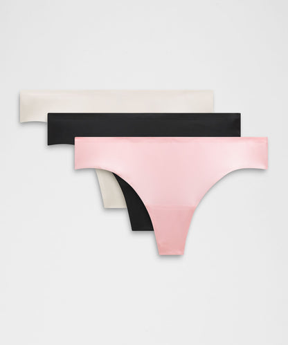 Lululemon InvisiWear Mid-Rise Thong Underwear *3 Pack