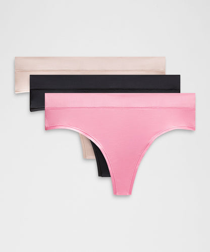 Lululemon UnderEase High-Rise Thong Underwear *3 Pack