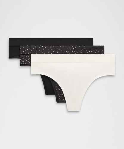 Lululemon UnderEase High-Rise Thong Underwear *3 Pack
