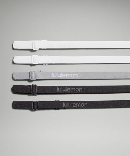 Lululemon Women's Skinny Adjustable Headbands *5 Pack