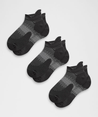 Lululemon Women's MacroPillow Tab Running Socks Medium Cushioning *3 Pack