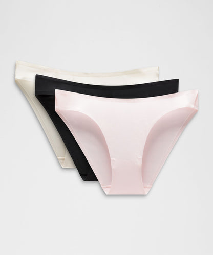 Lululemon Wundermost Ultra-Soft Nulu Mid-Rise Bikini Underwear *3 Pack