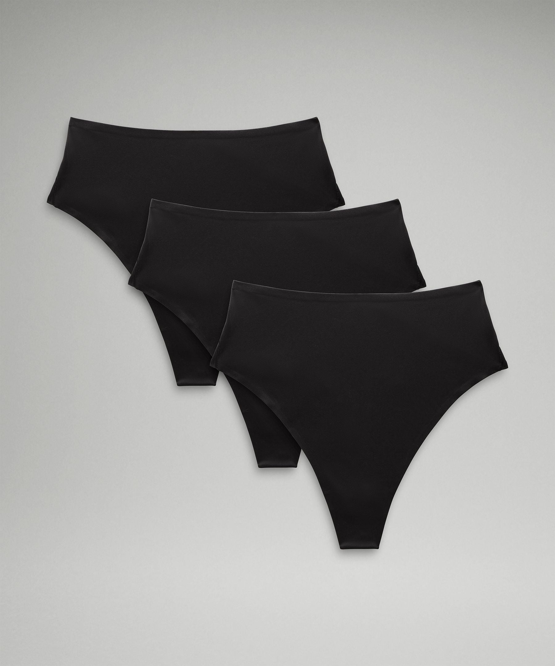 Lululemon Wundermost Ultra-Soft Nulu High-Waist Thong Underwear *3 Pack