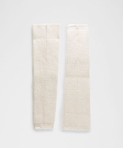 Lululemon Women's Ribbed Knit Merino Wool-Blend Leg Warmer Heathered Bone