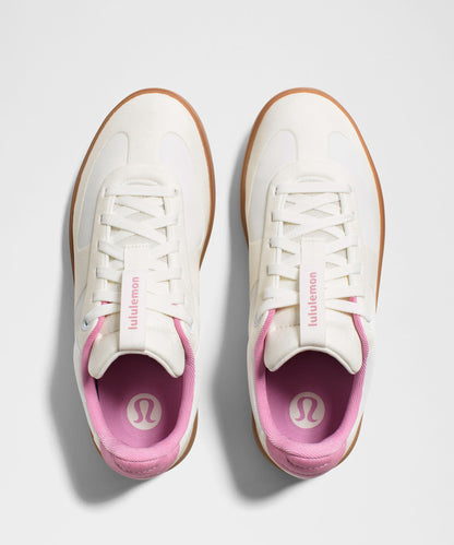 Lululemon Women's Cityverse Sneaker White/Filbert Tan/Pink Frosting
