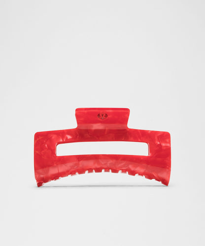 Lululemon Extra Large Claw Hair Clip Grenadine Red/Pink Punch