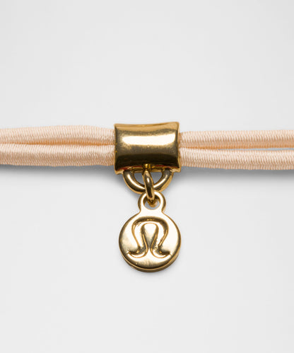 Lululemon Logo Bead Hair Ties *3 Pack