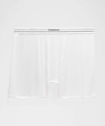 Lululemon Stretch Cotton Ribbed Logo Super-High-Rise Shortie Underwear