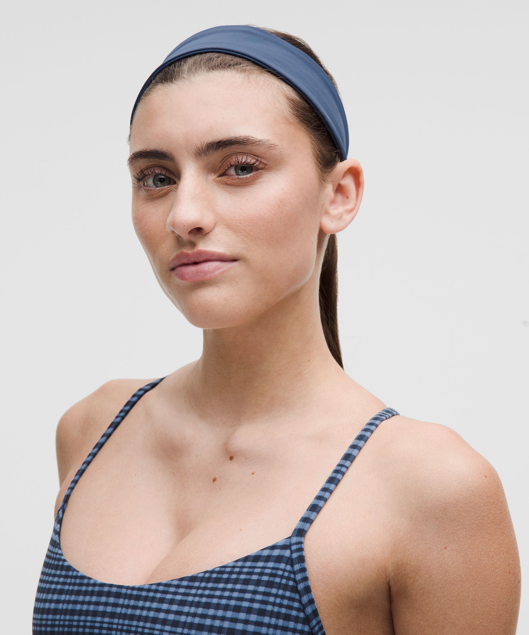 Lululemon Women's Luxtreme Training Headband Blue Twill