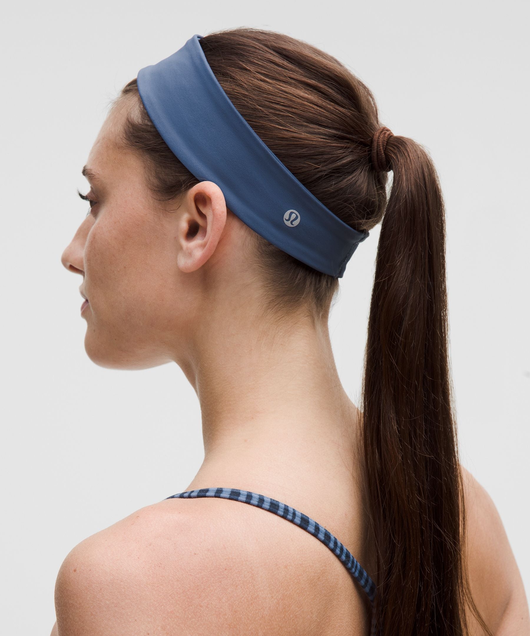 Lululemon Women's Luxtreme Training Headband Blue Twill