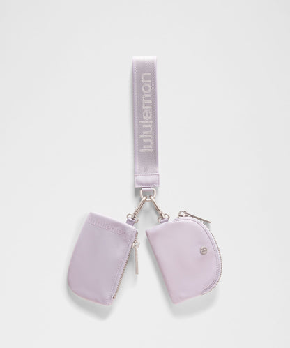 Lululemon Dual Pouch Wristlet *Metallic Wordmark