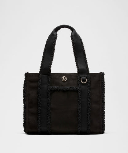 Lululemon Boxy Tote Bag 10L *Faux Shearling Trims