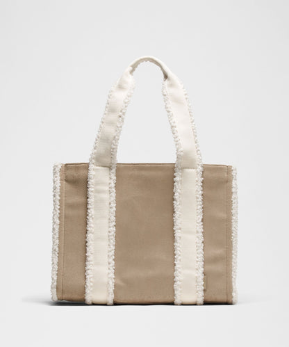 Lululemon Boxy Tote Bag 10L *Faux Shearling Trims