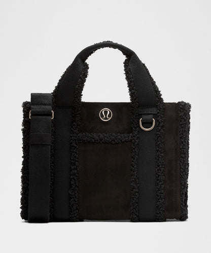 Lululemon Boxy Mini Tote Bag 4.5L *Faux Shearling Trims