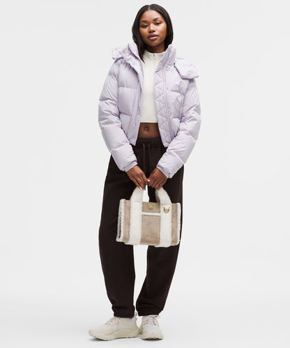 Lululemon Boxy Mini Tote Bag 4.5L *Faux Shearling Trims