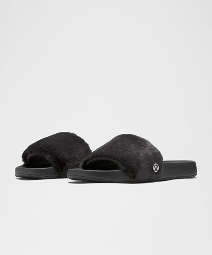 Lululemon Women's Restfeel Faux Fur Slide