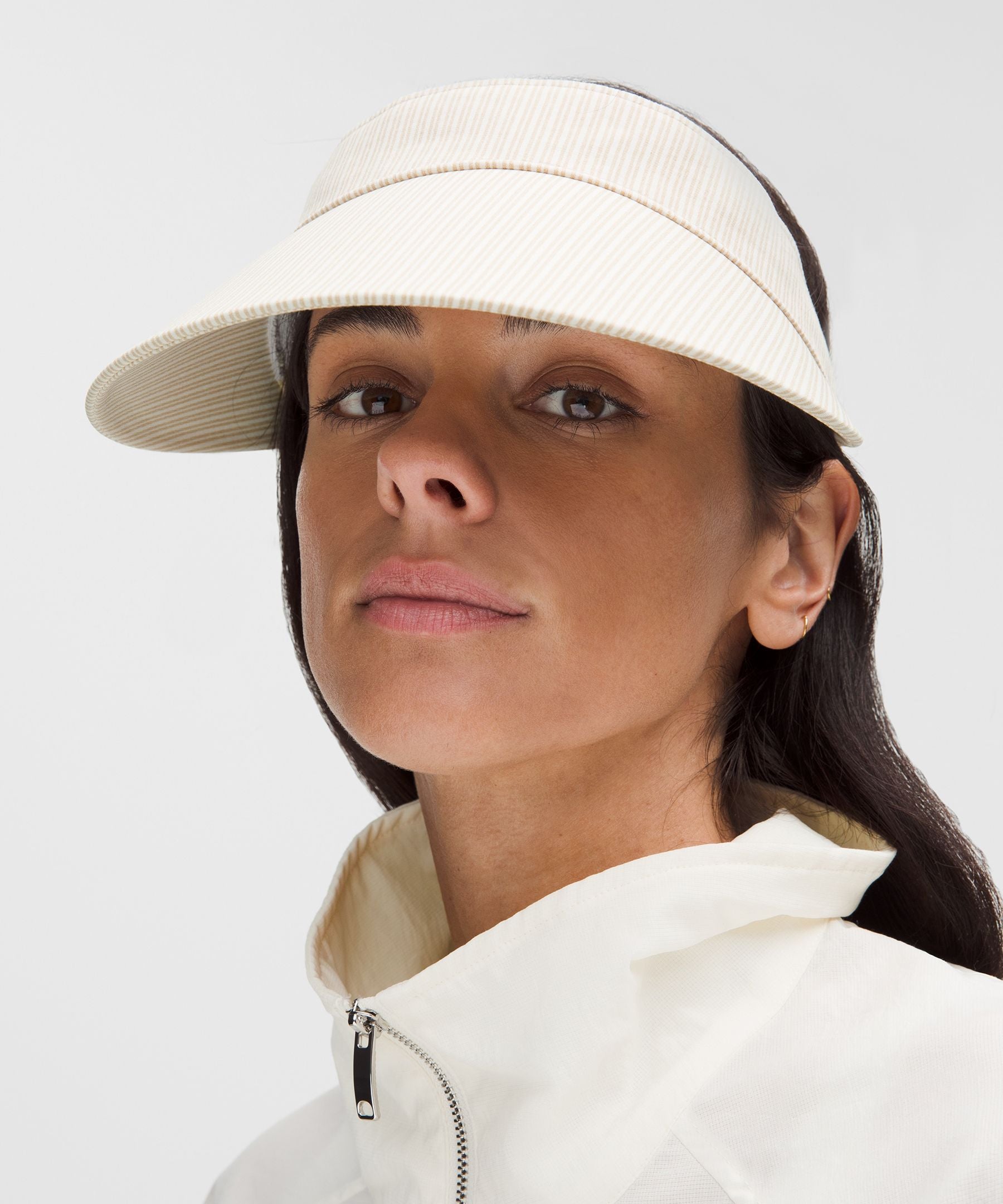 Lululemon Striped Wide Brim Visor