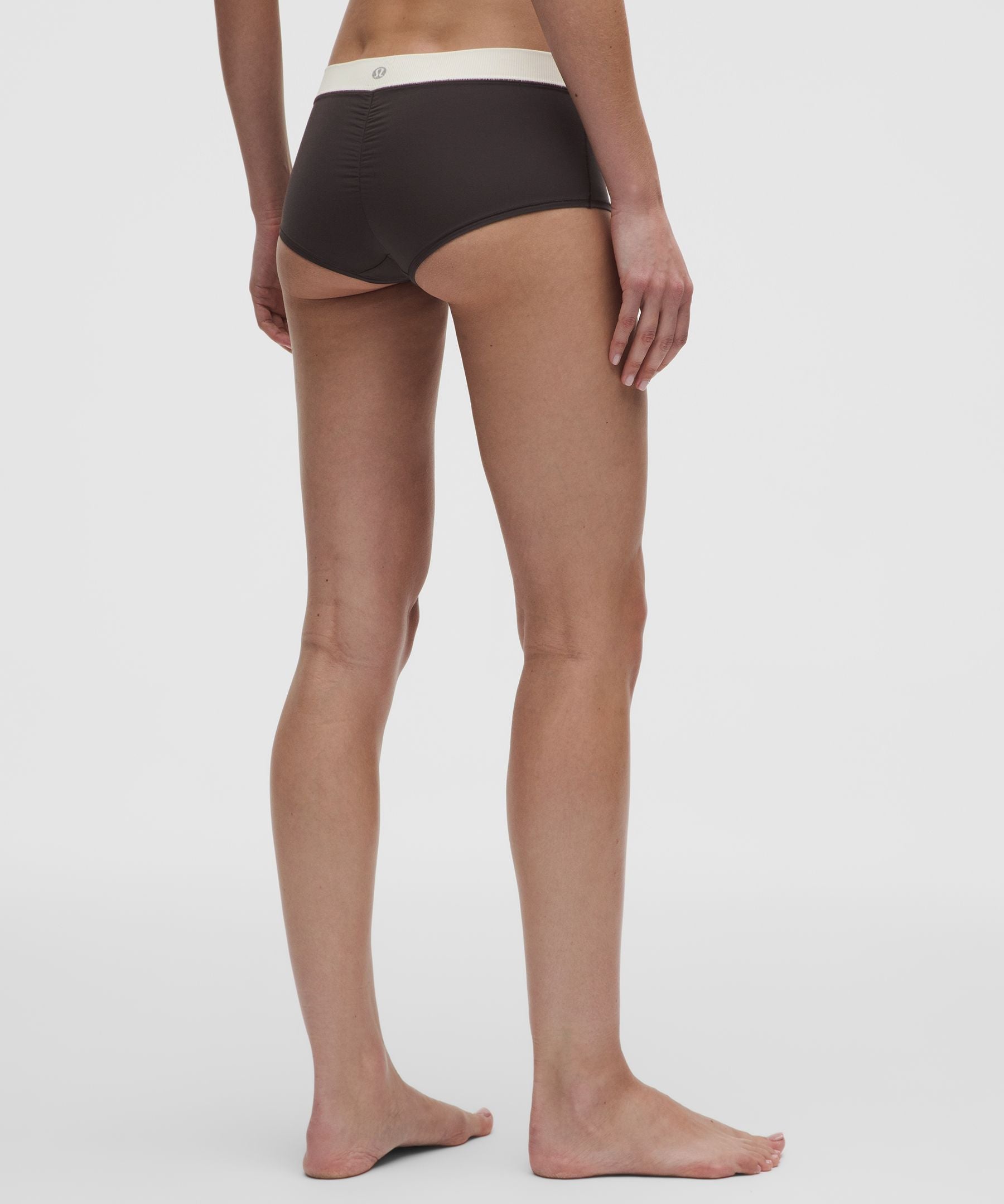Lululemon UnderEase Mid-Rise Ruched Boyshort Underwear