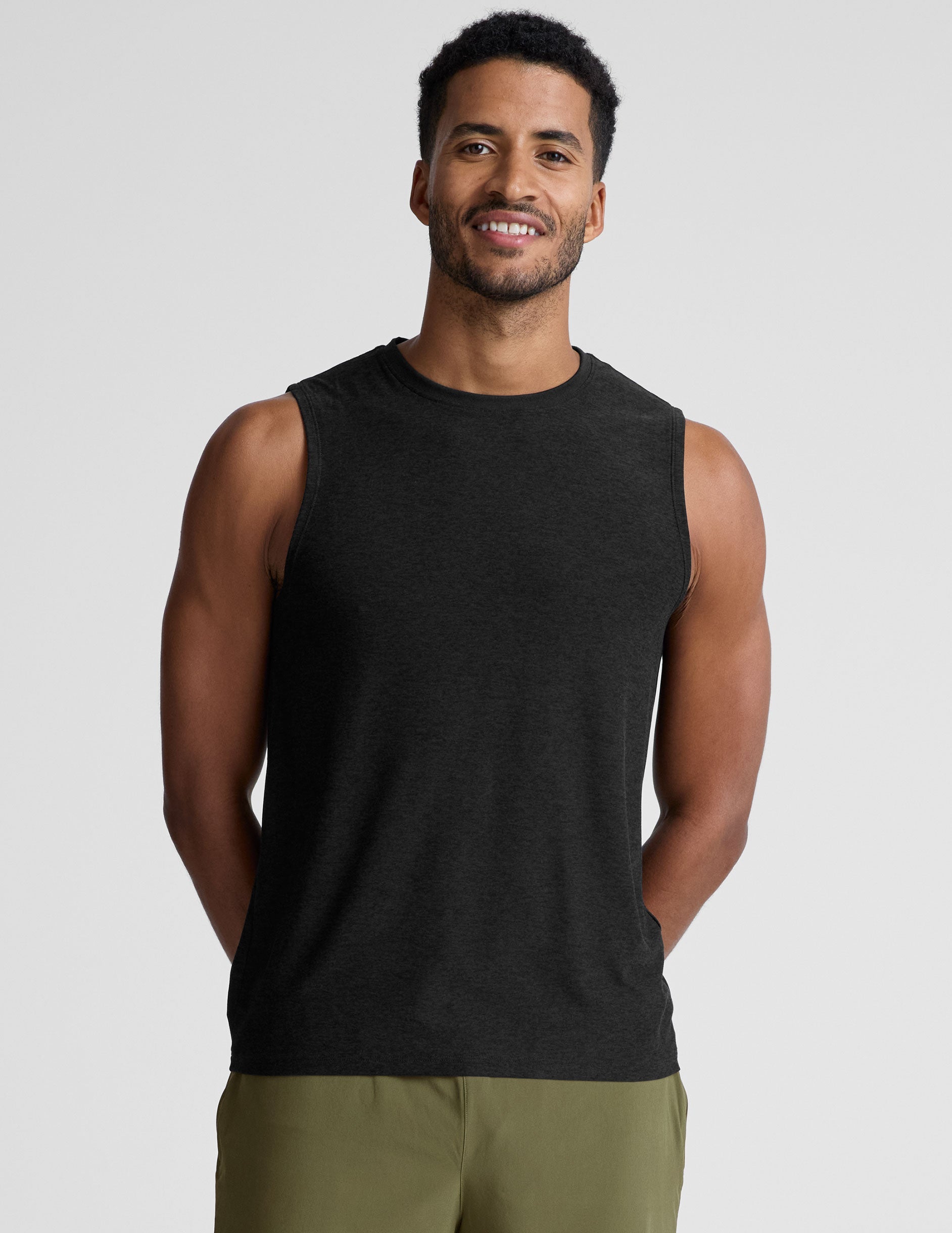 Beyond Yoga Always Beyond Mens Muscle Tank 20