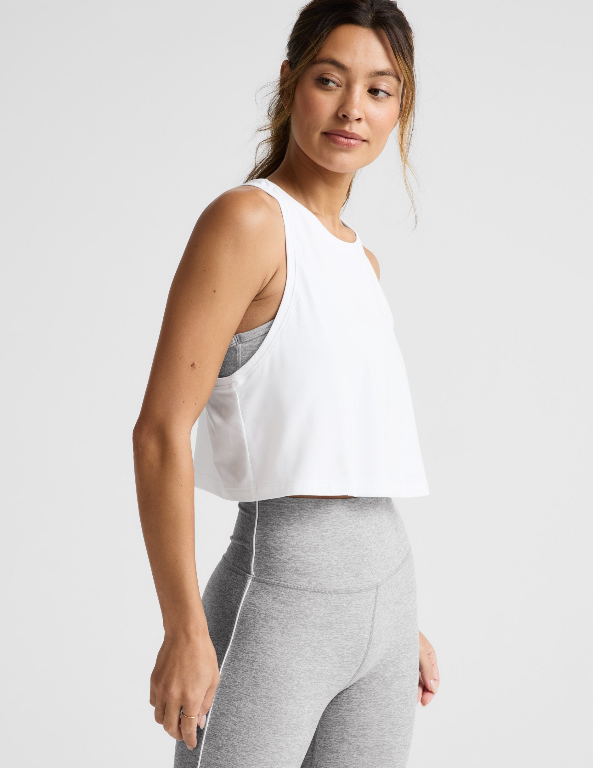 Beyond Yoga Featherweight Rebalance Racerback Cropped Tank Women's
