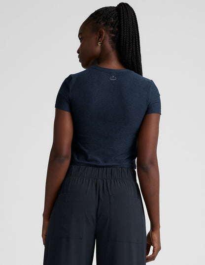 Beyond Yoga Featherweight Cropped Tee Women's