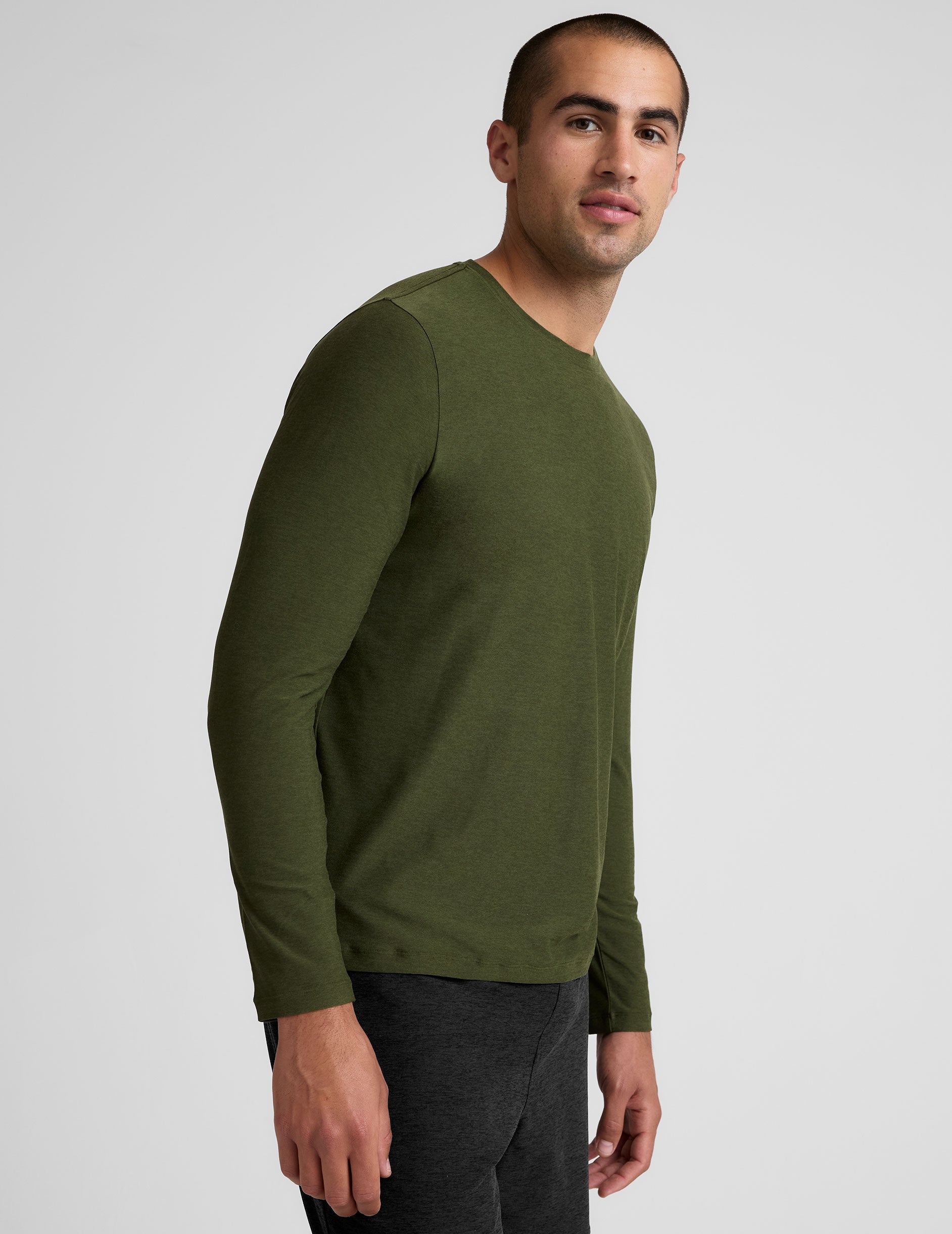 Beyond Yoga Always Beyond Mens Long Sleeve Crew 20